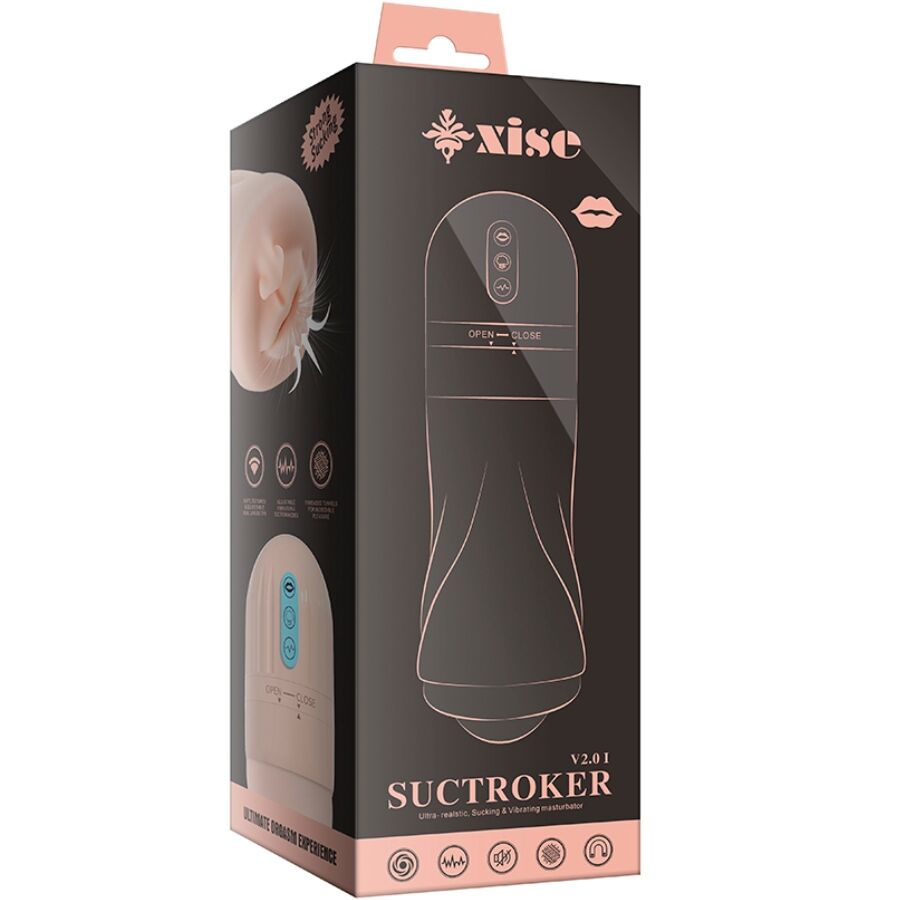 XISE - SUCTROKER V2.0 | MASTURBATEUR BUCCAL AVEC VIBRATION XISE