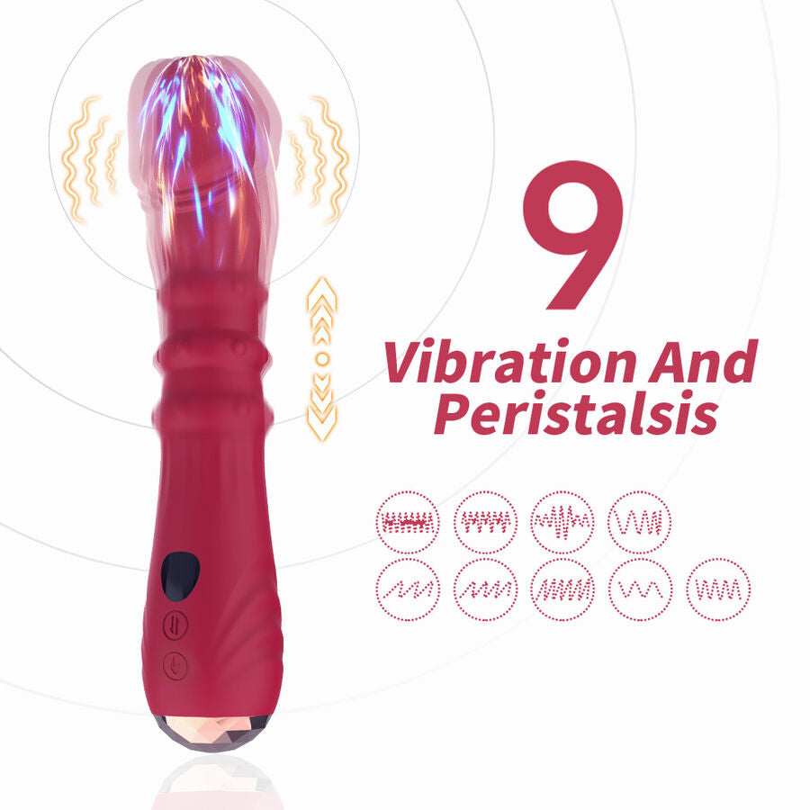 ARMONY - DILDO VIBRATEUR POINT A THERMO-RÉGLABLE ROUGE ARMONY VIBRATORS