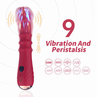 ARMONY - DILDO VIBRATEUR POINT A THERMO-RÉGLABLE ROUGE ARMONY VIBRATORS