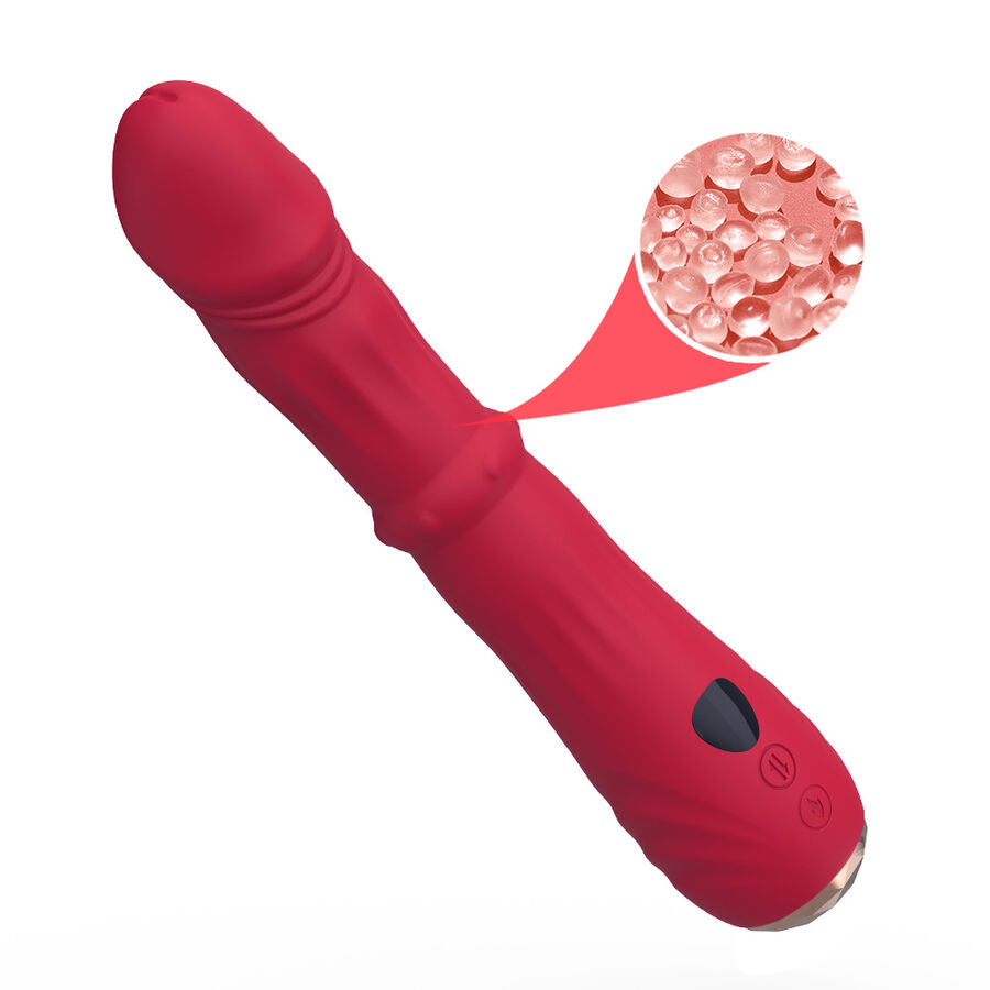ARMONY - DILDO VIBRATEUR POINT A THERMO-RÉGLABLE ROUGE ARMONY VIBRATORS