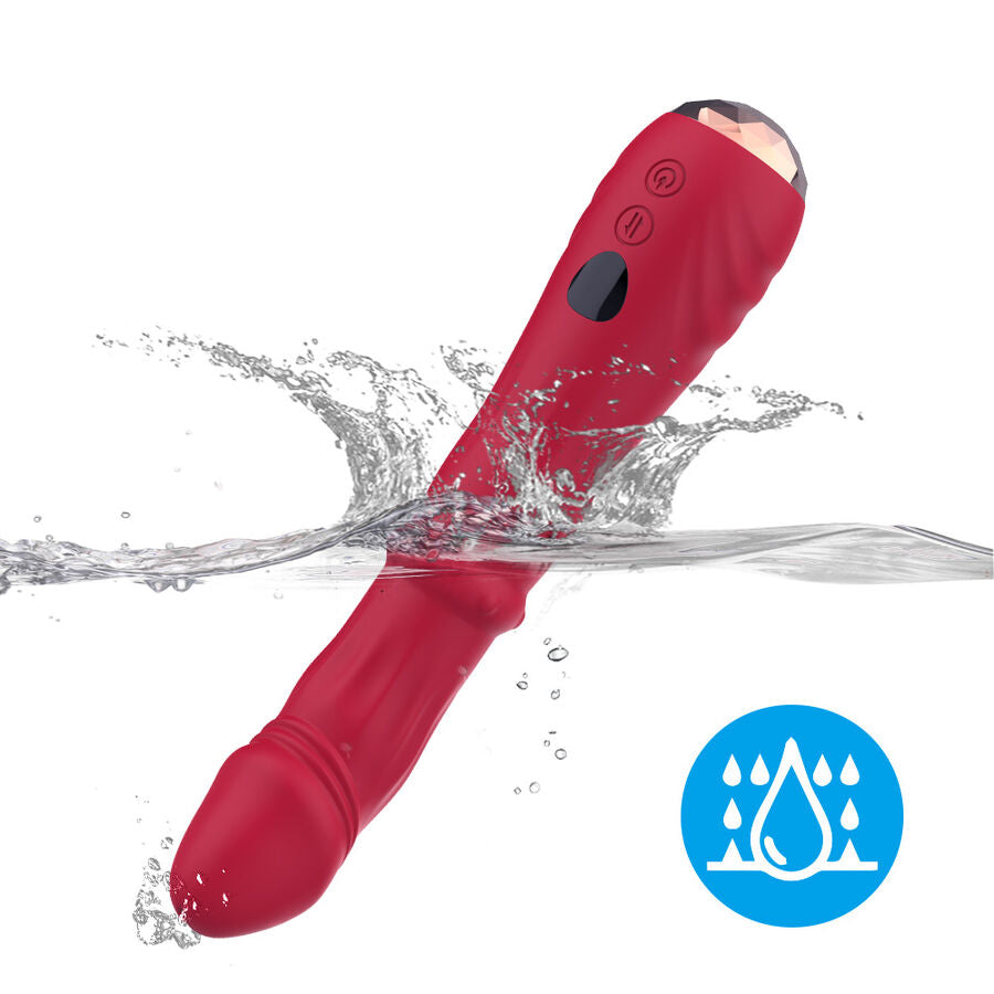 ARMONY - DILDO VIBRATEUR POINT A THERMO-RÉGLABLE ROUGE ARMONY VIBRATORS