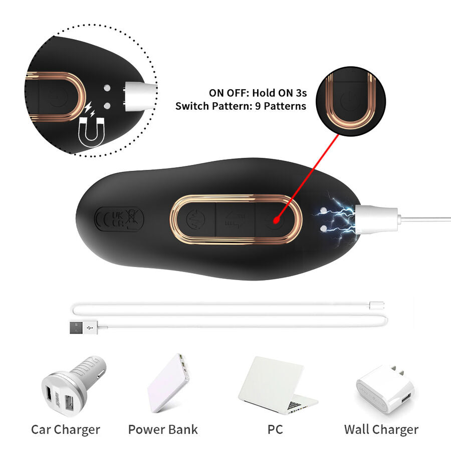 ARMONY - VIBRATEUR DE PROSTATE ANAL AVEC TÉLÉCOMMANDE NOIR ARMONY ANAL