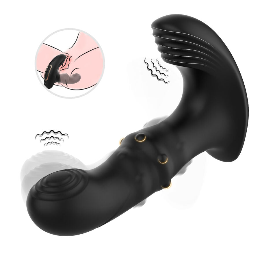 ARMONY - VIBRATEUR DE PROSTATE ANAL AVEC TÉLÉCOMMANDE NOIR ARMONY ANAL