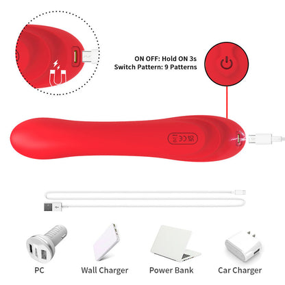 ARMONY - VIBRATEUR À LANGUE OSCILLANTE ROUGE ARMONY VIBRATORS