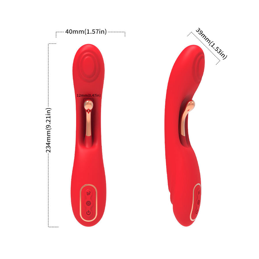 ARMONY - VIBRATEUR À LANGUE OSCILLANTE ROUGE ARMONY VIBRATORS