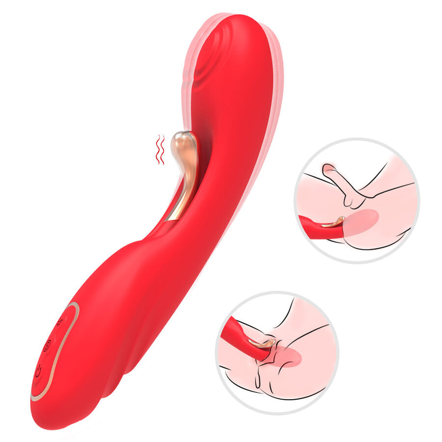 ARMONY - VIBRATEUR À LANGUE OSCILLANTE ROUGE ARMONY VIBRATORS