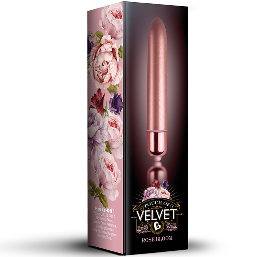 ROCKS-OFF - BALLE VIBRANTE TOUCH OF VELVET ROSE BLOOM 10 VITESSES ROCKS-OFF