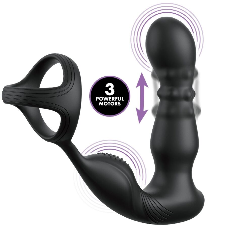 ANAL FANTASY ELITE COLLECTION - ANNEAU ANAL VIBRANT ET MASSEUR AVEC TÉLÉCOMMANDE ANAL FANTASY ELITE COLLECTION