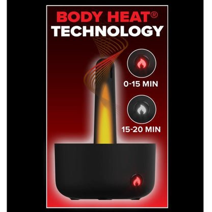 PDX ELITE - MASTURBATEUR AUTOMATIQUE MILK ME HOTTER AVEC VIBRATION À EFFET DE POUSSÉE ET DE CHALEUR PDX ELITE