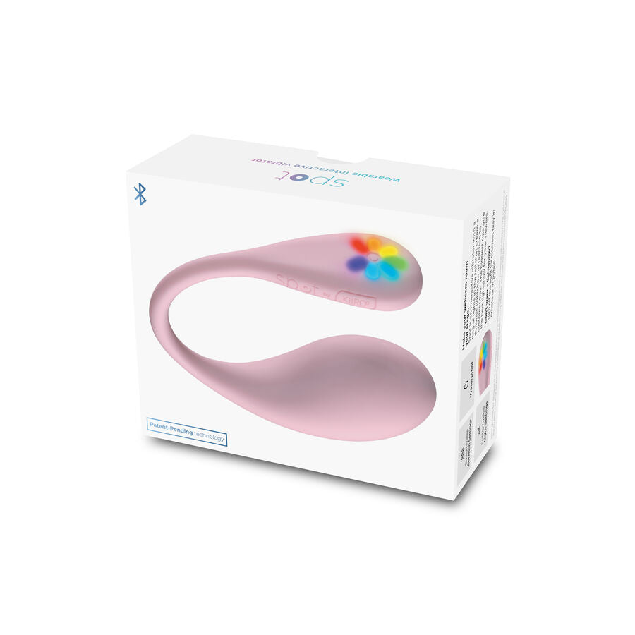 KIIROO - VIBRATEUR SPOT KISS ME EN FORME DE U ROSE KIIROO