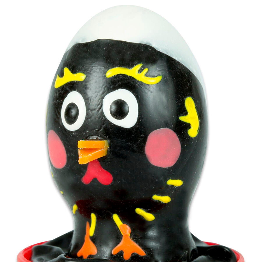 CONDOMERIE - PRÉSERVATIFS FANTAISIE PEINTS À LA MAIN POULET NOIR CONDOMERIE