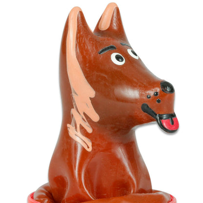 CONDOMERIE - PRÉSERVATIFS FANTAISIE PEINTS À LA MAIN EN FORME DE CHIEN CONDOMERIE