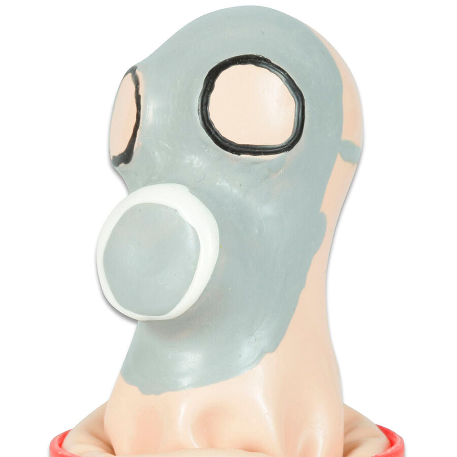 CONDOMERIE - PRÉSERVATIFS FANTAISIE PEINTS À LA MAIN MASQUE À GAZ CONDOMERIE