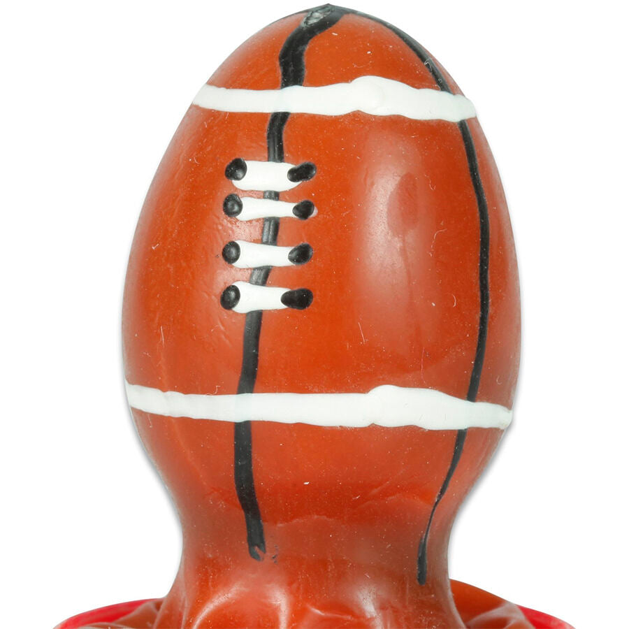 CONDOMERIE - PRÉSERVATIFS FANTAISIE PEINTS À LA MAIN BALLON DE RUGBY CONDOMERIE