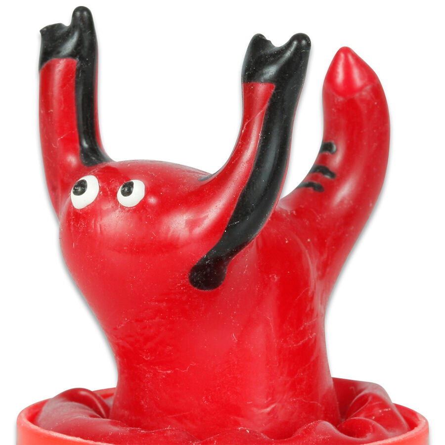 CONDOMERIE - PRÉSERVATIFS FANTAISIE PEINTS À LA MAIN ROUGE SCORPION CONDOMERIE