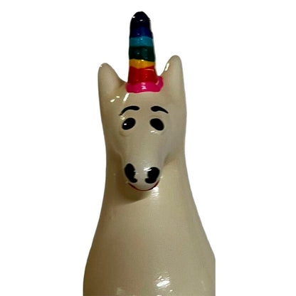 CONDOMERIE - PRÉSERVATIFS FANTAISIE PEINTS À LA MAIN LICORNE ARC-EN-CIEL CONDOMERIE