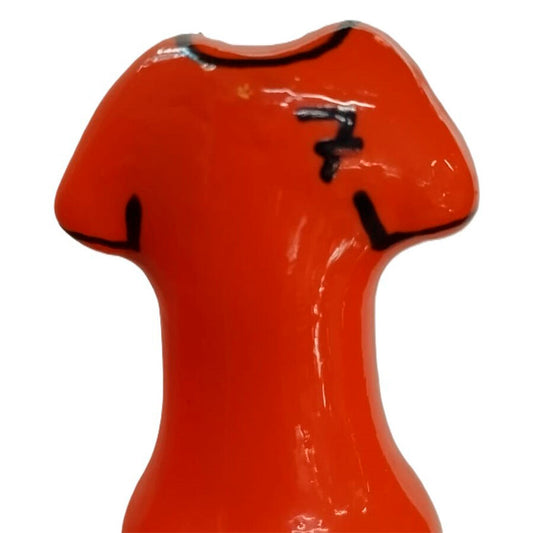 CONDOMERIE - PRÉSERVATIFS FANTAISIE PEINTS À LA MAIN T-SHIRT ORANGE CONDOMERIE