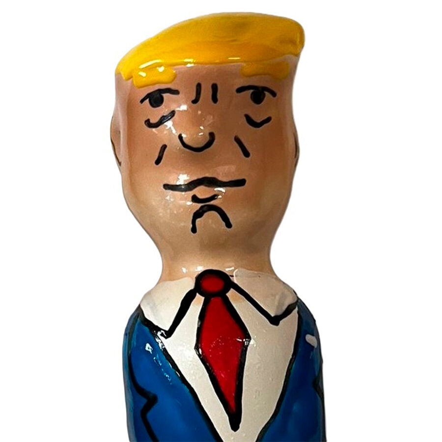 CONDOMERIE - PRÉSERVATIFS FANTAISIES PEINTS À LA MAIN GRUMPY TRUMP CONDOMERIE