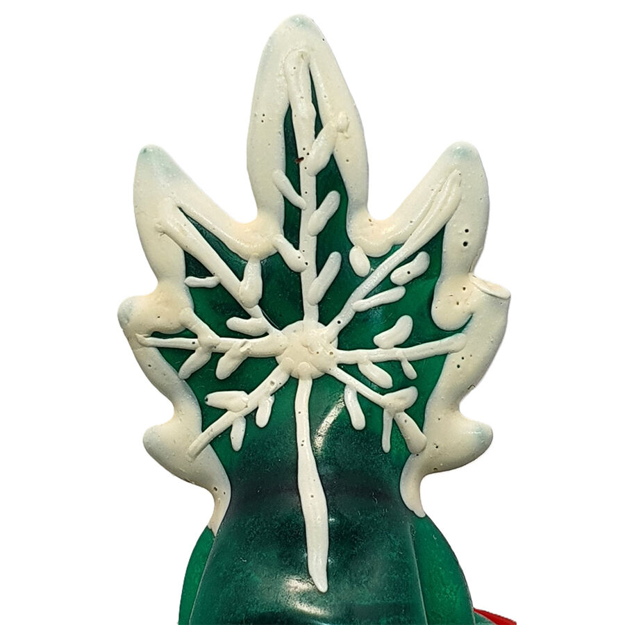 CONDOMERIE - PRÉSERVATIFS FANTAISIE PEINTS À LA MAIN CANNABIS MODÈLE 2 CONDOMERIE