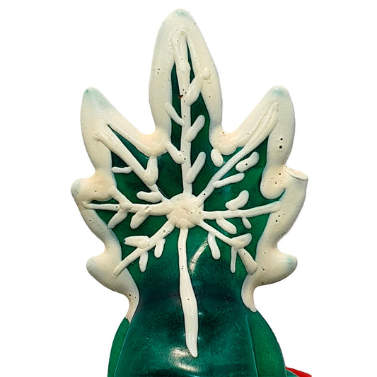 CONDOMERIE - PRÉSERVATIFS FANTAISIE PEINTS À LA MAIN CANNABIS MODÈLE 2 CONDOMERIE