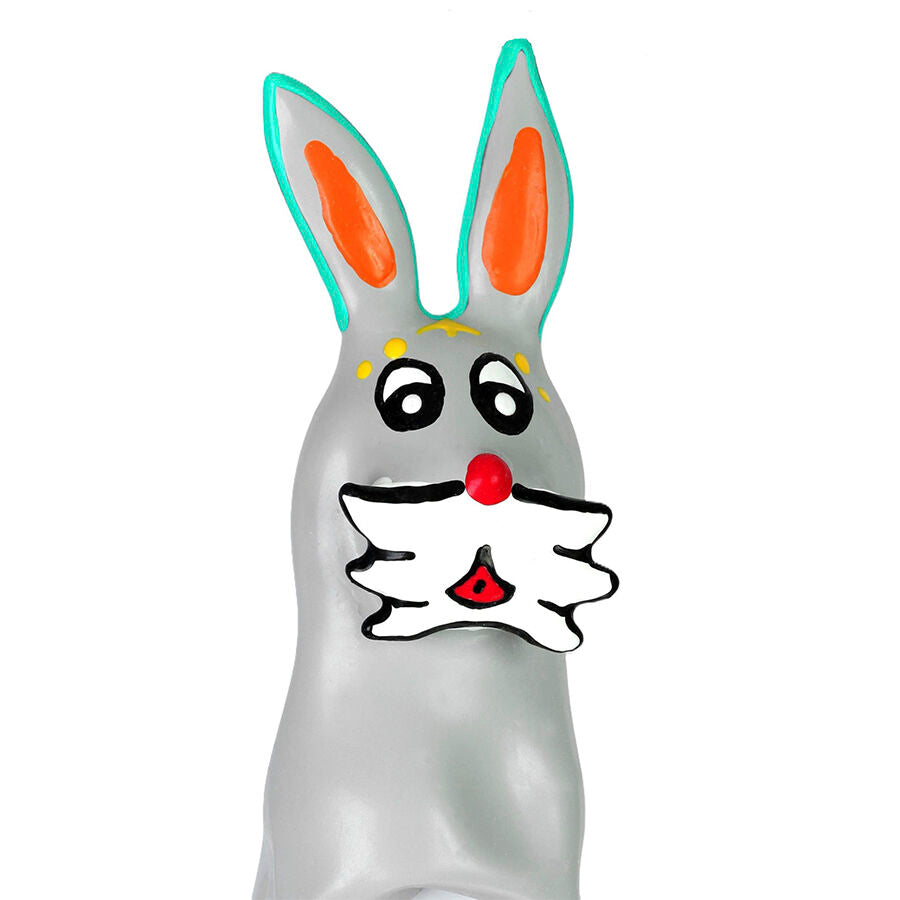 CONDOMERIE - PRÉSERVATIFS FANTAISIE PEINTS À LA MAIN EN FORME DE LAPIN XL CONDOMERIE