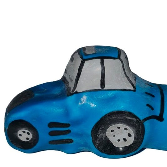CONDOMERIE - PRÉSERVATIFS FANTAISIE PEINTS À LA MAIN TRACTEUR BLEU XL CONDOMERIE