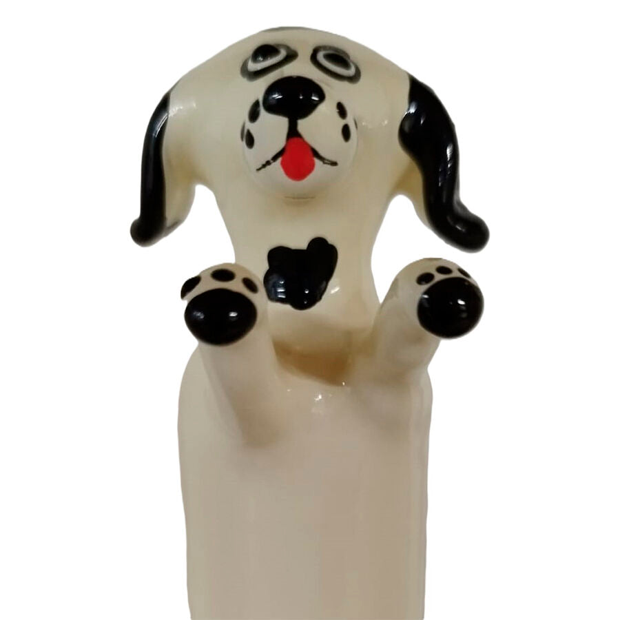 CONDOMERIE - PRÉSERVATIFS FANTAISIE PEINTS À LA MAIN HAPPY WHITE DOG XL CONDOMERIE
