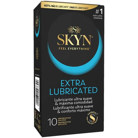 SKYN - PRÉSERVATIF EXTRA LUBRIFIÉ 10 UNITÉS SKYN
