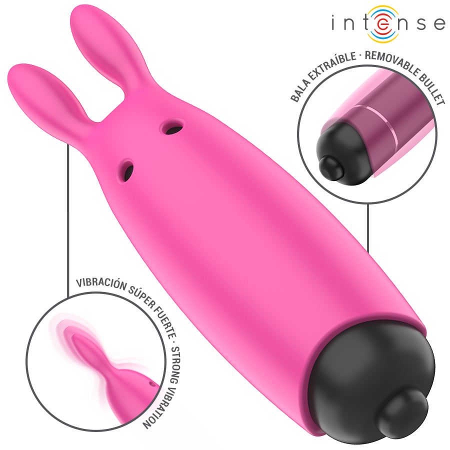 INTENSE - HOPPER PINK BULLET VIBRANT 8,3 X 2,4 CM INTENSE FUN TOYS