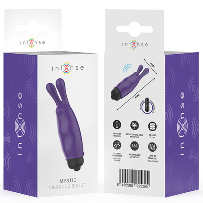 INTENSE - BALLE VIBRANTE VIOLET MYSTIQUE 8,7 X 2,4 CM INTENSE FUN TOYS