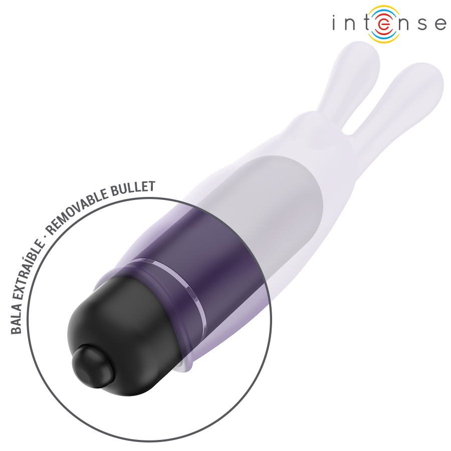 INTENSE - BALLE VIBRANTE VIOLET MYSTIQUE 8,7 X 2,4 CM INTENSE FUN TOYS
