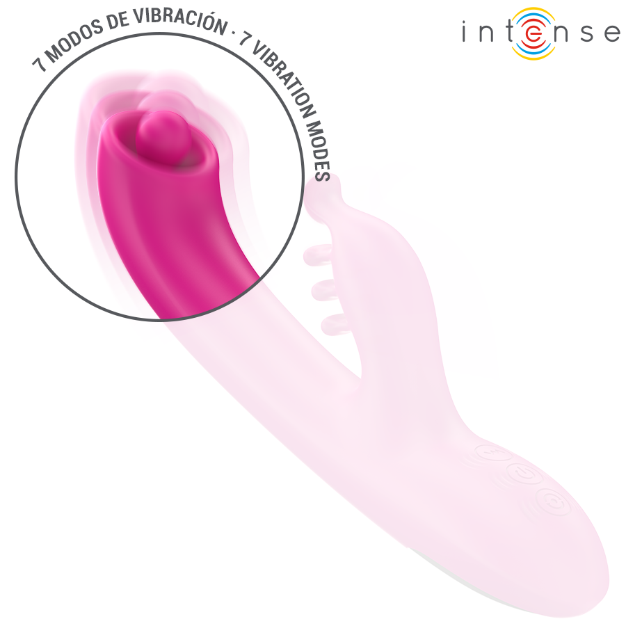 INTENSE - CHRISTINA VIBRATEUR LAPIN MULTIFONCTION 22,5 CM ROSE INTENSE HIGH TECH