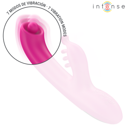 INTENSE - CHRISTINA VIBRATEUR LAPIN MULTIFONCTION 22,5 CM ROSE INTENSE HIGH TECH