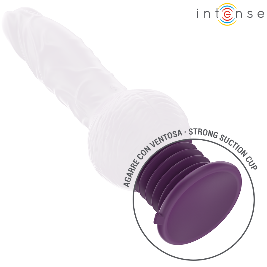 INTENSE - VIBRATEUR MULTIFONCTION TATUM AVEC VIBRATION DE HAUT EN BAS 24 CM VIOLET INTENSE HIGH TECH