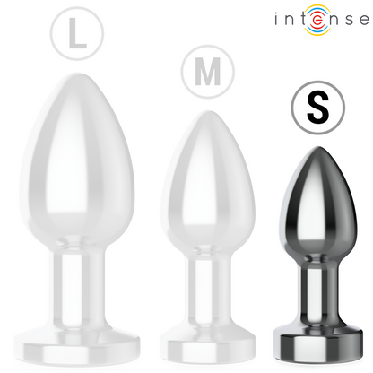 INTENSE - PLUG ANAL 10 VIBRATIONS MÉTAL AVEC TÉLÉCOMMANDE S INTENSE ANAL TOYS
