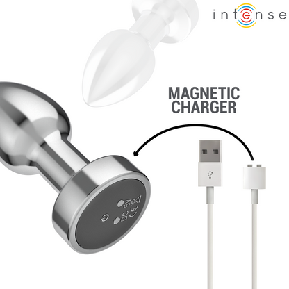 INTENSE - PLUG ANAL 10 VIBRATIONS MÉTAL AVEC TÉLÉCOMMANDE S INTENSE ANAL TOYS
