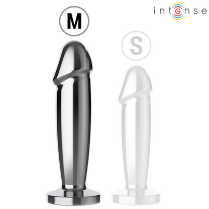 INTENSE - PLUG ANAL 10 VIBRATIONS GODE MÉTALLIQUE AVEC TÉLÉCOMMANDE M INTENSE ANAL TOYS
