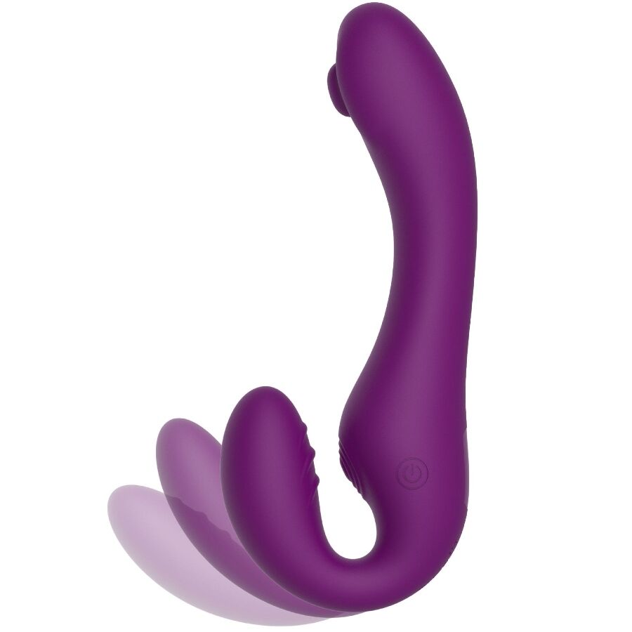 XOCOON - VIBRATEUR SANS STRAPLESS 2 EN 1 AVEC TÉLÉCOMMANDE VIOLET XOCOON