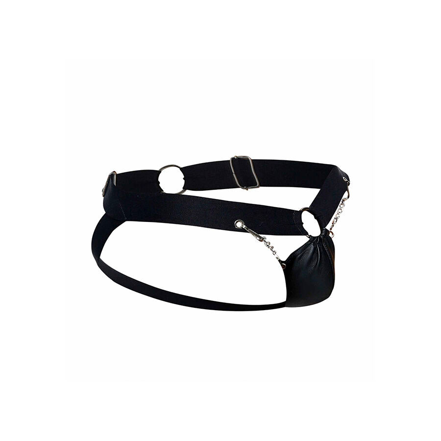 MOB - JOCKSTRAP DNGEON NOIR À CHAÎNE TAILLE UNIQUE MOB