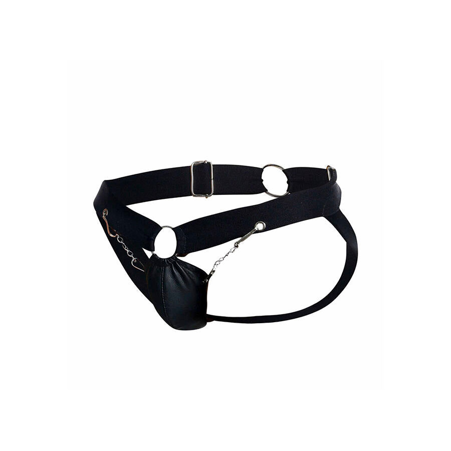 MOB - JOCKSTRAP DNGEON NOIR À CHAÎNE TAILLE UNIQUE MOB