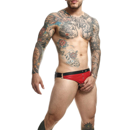 MOB - DNGEON JOCKSTRAP ANNEAU PÉNITENITAIRE ROUGE TAILLE UNIQUE MOB