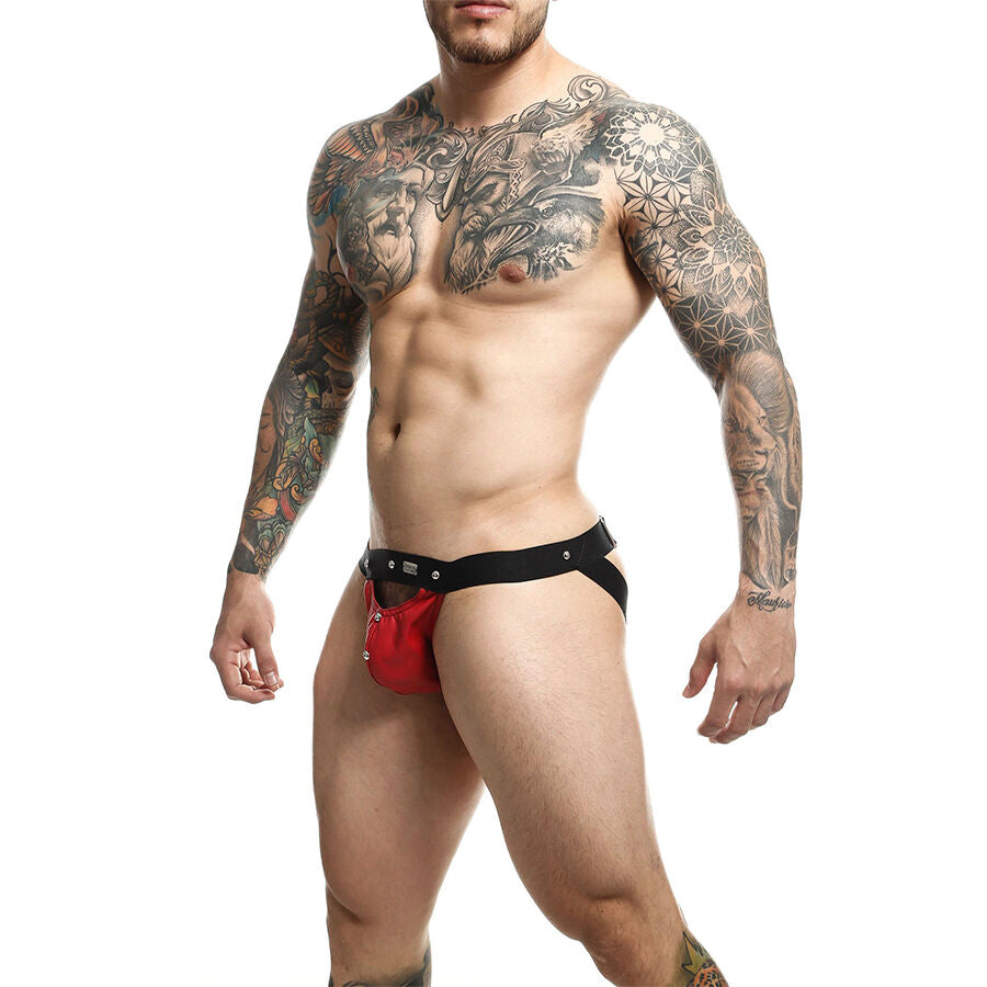 MOB - DNGEON JOCKSTRAP ATHLETE ROUGE TAILLE UNIQUE MOB