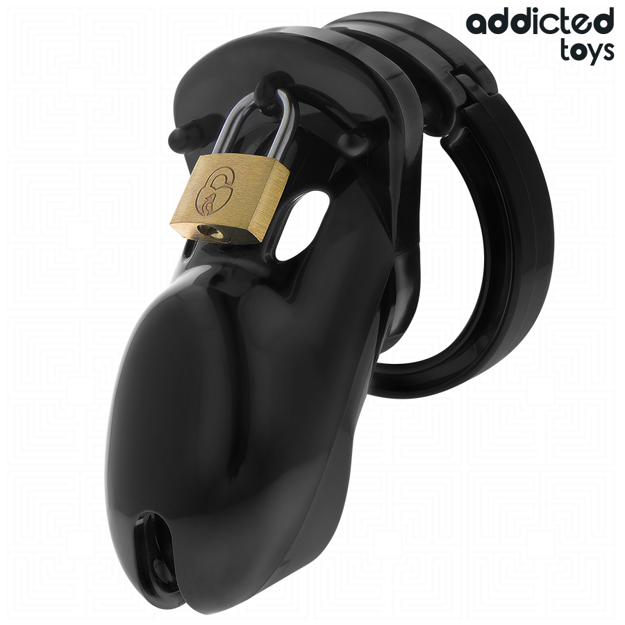 ADDICTED TOYS LOCKED - CAGE À PÉNIS INTERDITE 10 CM ADDICTED TOYS LOCKED