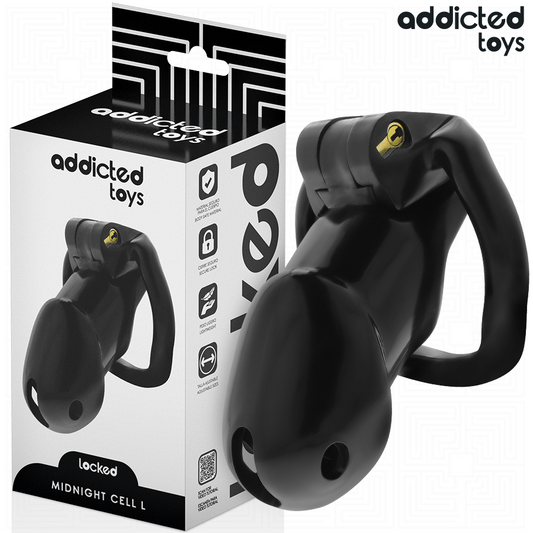 ADDICTED TOYS LOCKED - MINDNIGHT CELL CAGE À PÉNIS TAILLE L ADDICTED TOYS LOCKED