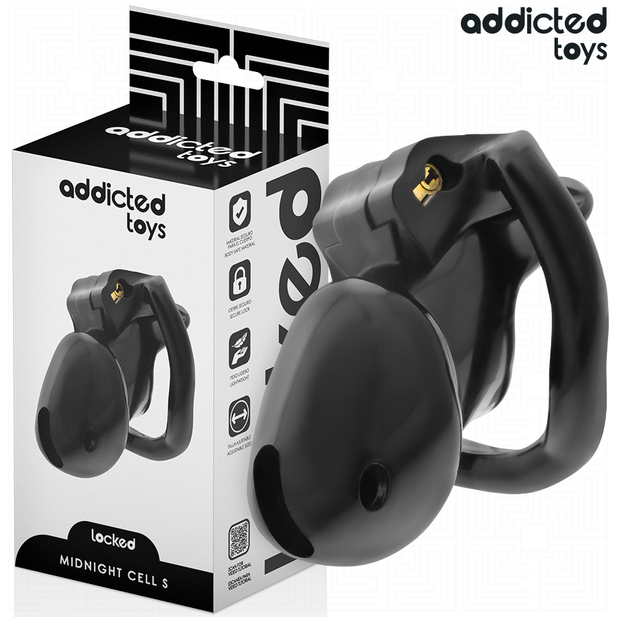 ADDICTED TOYS LOCKED - MINDNIGHT CELL CAGE À PÉNIS TAILLE S ADDICTED TOYS LOCKED