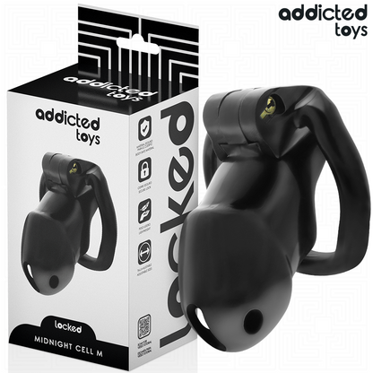 ADDICTED TOYS LOCKED - MINDNIGHT CELL CAGE À PÉNIS TAILLE M ADDICTED TOYS LOCKED