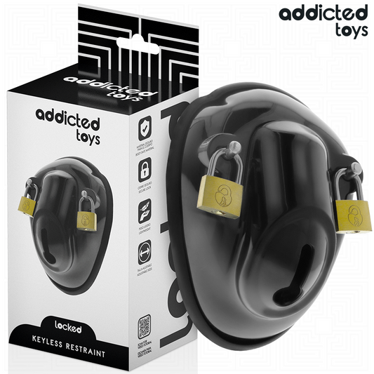 ADDICTED TOYS LOCKED - À PÉNIS VERROUILLÉE SANS CLÉ 11,5 CM ADDICTED TOYS LOCKED