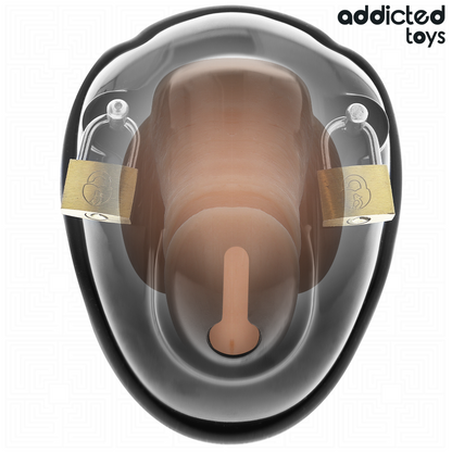 ADDICTED TOYS LOCKED - À PÉNIS VERROUILLÉE SANS CLÉ 11,5 CM ADDICTED TOYS LOCKED