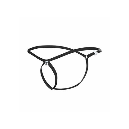 MOB - STRING NOIR EN FORME DE LARME TAILLE S/M MOB