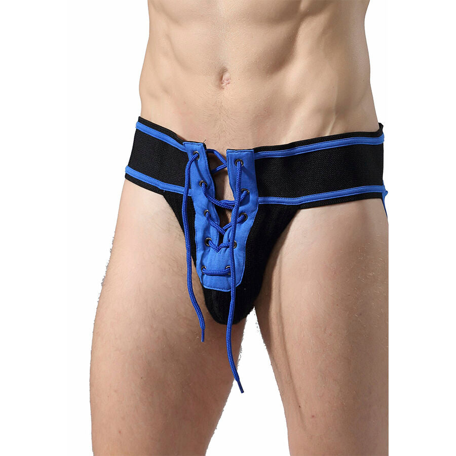 MOB - JOCKSTRAP FETISH FOOTBALL BLEU TAILLE L MOB